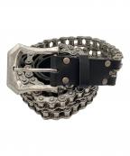 PROJECT G/Rプロジェクト ジーアール）の古着「BICYCLE CHAIN BELT」｜ブラック
