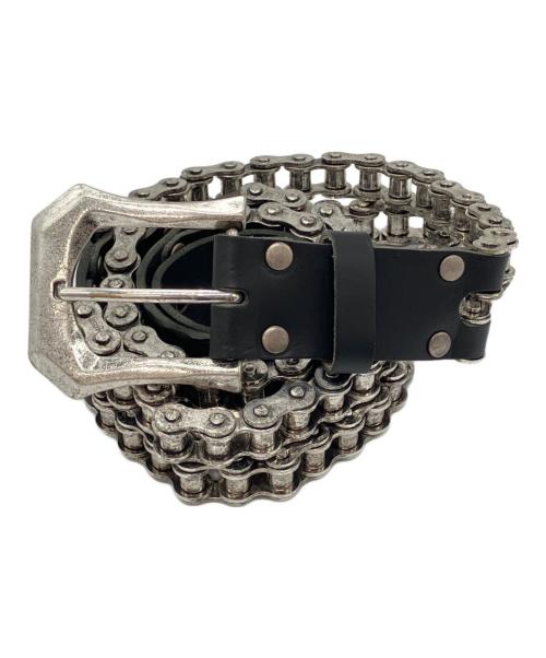 PROJECT G/R（プロジェクト ジーアール）PROJECT G/R (プロジェクト ジーアール) BICYCLE CHAIN BELT ブラックの古着・服飾アイテム