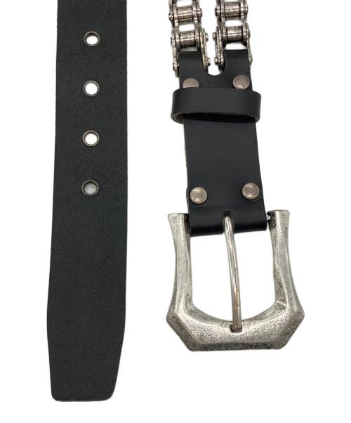 PROJECT G/R（プロジェクト ジーアール）PROJECT G/R (プロジェクト ジーアール) BICYCLE CHAIN BELT ブラックの古着・服飾アイテム