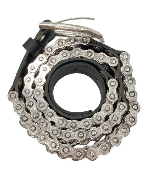 PROJECT G/R（プロジェクト ジーアール）PROJECT G/R (プロジェクト ジーアール) BICYCLE CHAIN BELT ブラックの古着・服飾アイテム