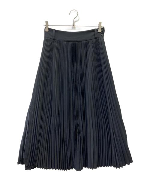 HYKE（ハイク）HYKE (ハイク) PLEATED SKIRT ブラック サイズ:2の古着・服飾アイテム