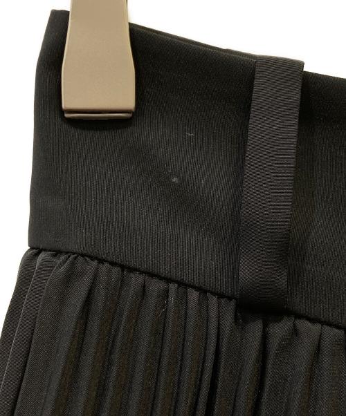 HYKE（ハイク）HYKE (ハイク) PLEATED SKIRT ブラック サイズ:2の古着・服飾アイテム