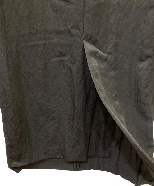 ATON（エイトン）ATON (エイトン) ナイロンタイトスカート ブラック サイズ:01の古着・服飾アイテム