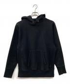 ATONエイトン）の古着「SUVIN GARMENT DYE HOODIE」｜ブラック