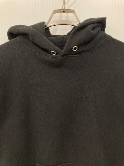 ATON（エイトン）ATON (エイトン) SUVIN GARMENT DYE HOODIE ブラック サイズ:02の古着・服飾アイテム