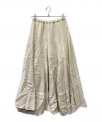 CP Shades×Ron Hermanシーピーシェイズ×ロンハーマン）の古着「リネンウールフレアスカート」｜アイボリー