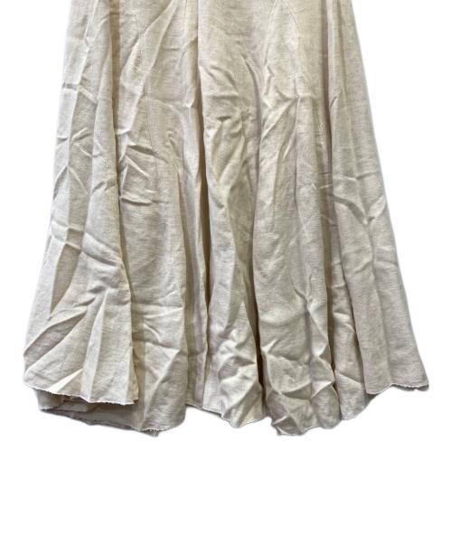 CP Shades（シーピーシェイズ）CP Shades (シーピーシェイズ) Ron Herman (ロンハーマン) リネンウールフレアスカート アイボリー サイズ:XSの古着・服飾アイテム