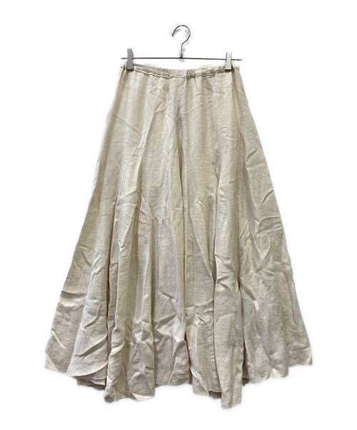 CP Shades（シーピーシェイズ）CP Shades (シーピーシェイズ) Ron Herman (ロンハーマン) リネンウールフレアスカート アイボリー サイズ:XSの古着・服飾アイテム