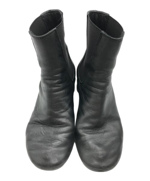 MM6 Maison Margiela（エムエムシックスメゾンマルジェラ）MM6 Maison Margiela (エムエムシックス メゾンマルジェラ) サイドゴアショートブーツ ブラック サイズ:37の古着・服飾アイテム