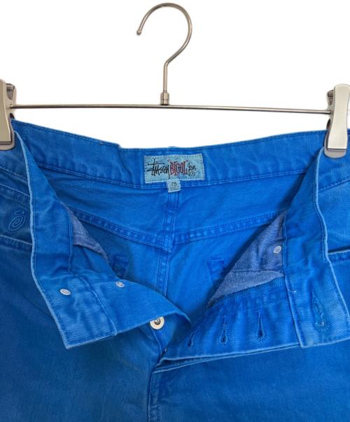 stussy（ステューシー）stussy (ステューシー) OVERDYED BIG OL JEAN ブルー サイズ:71cm（W28）の古着・服飾アイテム