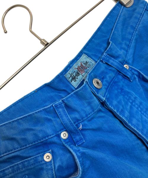 stussy（ステューシー）stussy (ステューシー) OVERDYED BIG OL JEAN ブルー サイズ:71cm（W28）の古着・服飾アイテム