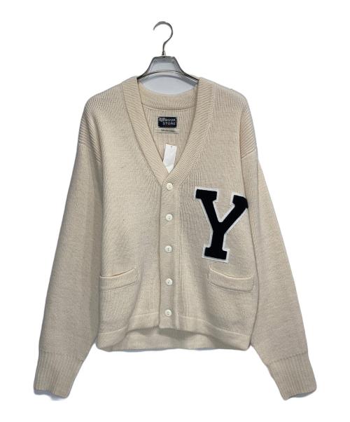 THE BOOK STORE（ザ ブックストア）THE BOOK STORE (ザ ブックストア) YALE Universityスクールカーディガン アイボリー サイズ:Mの古着・服飾アイテム