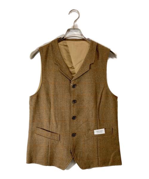 ORGUEIL（オルゲイユ）ORGUEIL (オルゲイユ) Lovat Tweed Gilet ブラウン サイズ:38 未使用品の古着・服飾アイテム