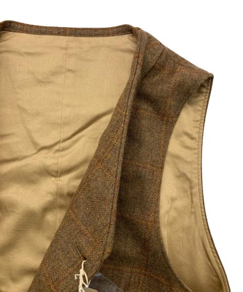 ORGUEIL（オルゲイユ）ORGUEIL (オルゲイユ) Lovat Tweed Gilet ブラウン サイズ:38 未使用品の古着・服飾アイテム