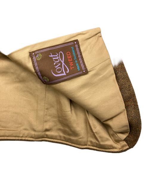 ORGUEIL（オルゲイユ）ORGUEIL (オルゲイユ) Lovat Tweed Gilet ブラウン サイズ:38 未使用品の古着・服飾アイテム