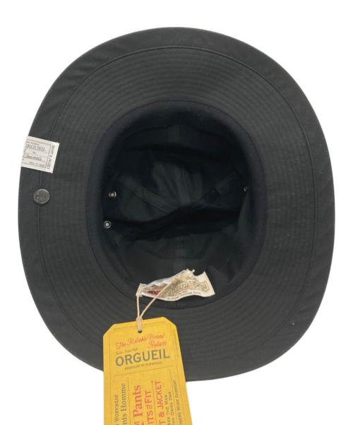 ORGUEIL（オルゲイユ）ORGUEIL (オルゲイユ) BUSH HAT ブラックの古着・服飾アイテム