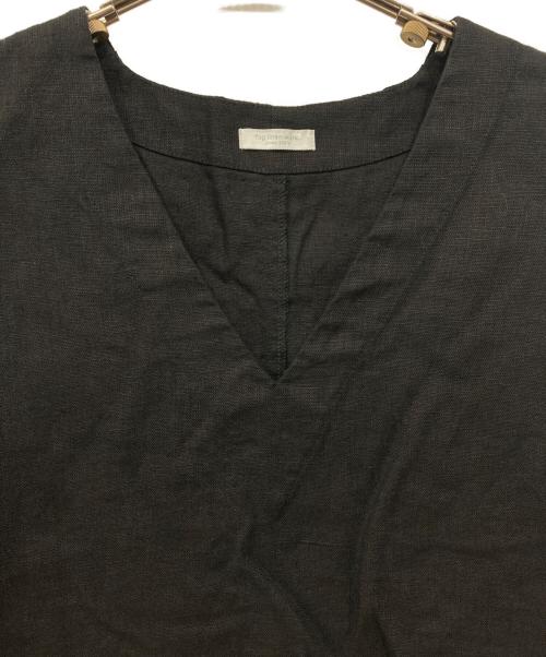 fog linen work（フォグリネンワーク）fog linen work (フォグリネンワーク) ジュール ジレ ブラック サイズ:Freeの古着・服飾アイテム