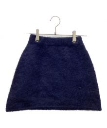the Barnnet（ザ バーネット）の古着「Susie Alpaca Knit Mini Skirt」｜ネイビー