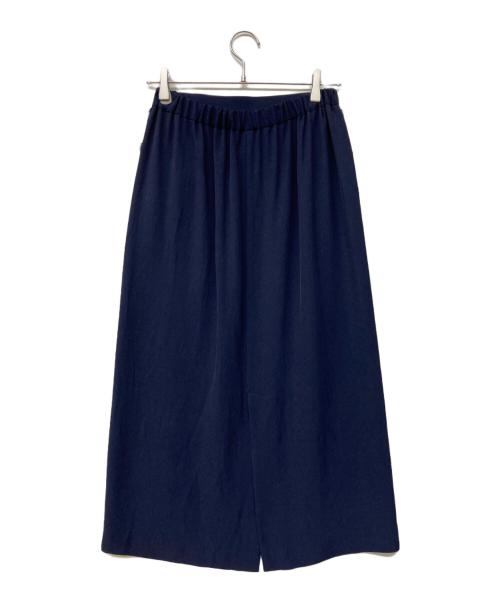 DESIGNWORKS（デザインワークス）DESIGNWORKS (デザインワークス) サイドレースストレートスカート ネイビー サイズ:38の古着・服飾アイテム