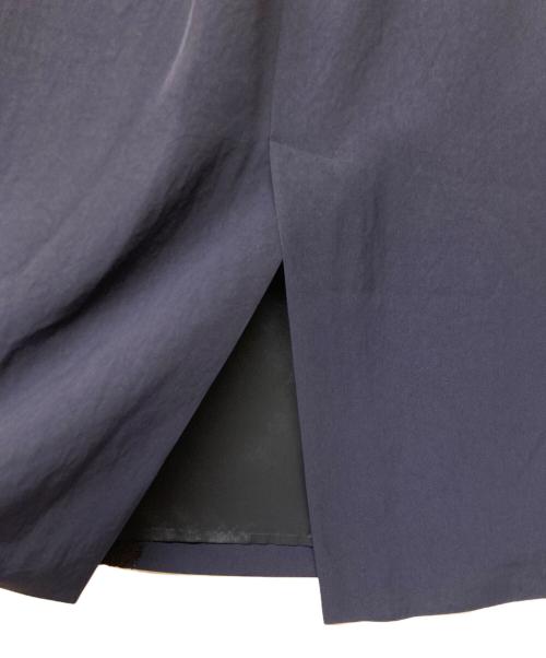 DESIGNWORKS（デザインワークス）DESIGNWORKS (デザインワークス) サイドレースストレートスカート ネイビー サイズ:38の古着・服飾アイテム