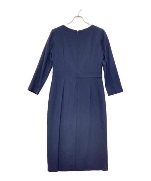 COUP DE CHANCE（クードシャンス）COUP DE CHANCE (クードシャンス) 美シルエットタイトワンピース ネイビー サイズ:38の古着・服飾アイテム