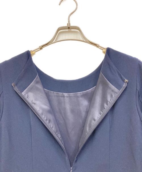 COUP DE CHANCE（クードシャンス）COUP DE CHANCE (クードシャンス) 美シルエットタイトワンピース ネイビー サイズ:38の古着・服飾アイテム