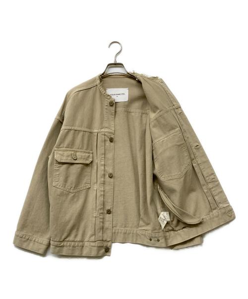 IENA（イエナ）IENA (イエナ) リメイクデニムタックブルゾン ベージュ サイズ:36の古着・服飾アイテム