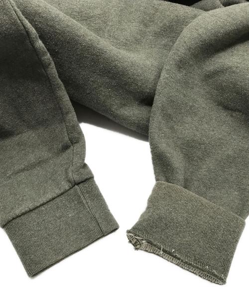 maison kitsune（メゾンキツネ）maison kitsune (メゾンキツネ) ロゴスウェット グリーン サイズ:Sの古着・服飾アイテム