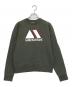 maison kitsune（メゾンキツネ）の古着「ロゴスウェット」｜グリーン