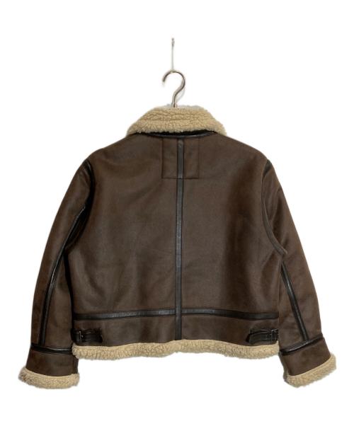 ALPHA INDUSTRIES（アルファインダストリーズ）ALPHA INDUSTRIES (アルファインダストリーズ) フライトジャケット ブラウン サイズ:Mの古着・服飾アイテム