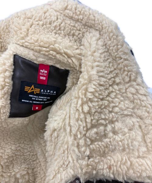 ALPHA INDUSTRIES（アルファインダストリーズ）ALPHA INDUSTRIES (アルファインダストリーズ) フライトジャケット ブラウン サイズ:Mの古着・服飾アイテム