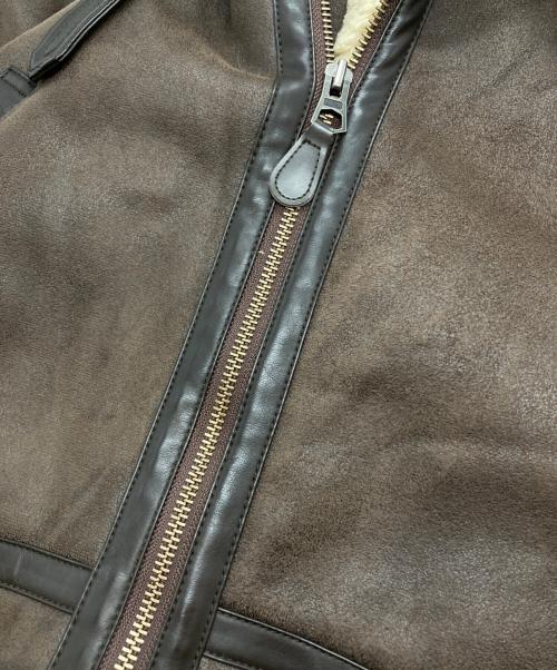 ALPHA INDUSTRIES（アルファインダストリーズ）ALPHA INDUSTRIES (アルファインダストリーズ) フライトジャケット ブラウン サイズ:Mの古着・服飾アイテム