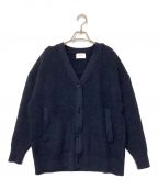 CLANEクラネ）の古着「BUSTIER SET KNIT CARDIGAN」｜ネイビー