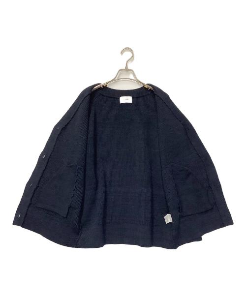 CLANE（クラネ）CLANE (クラネ) BUSTIER SET KNIT CARDIGAN ネイビー サイズ:1の古着・服飾アイテム