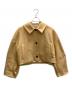 CLANE（クラネ）の古着「BULKY SLEEVE CROPPED JACKET」｜ベージュ