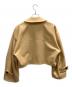 CLANE (クラネ) BULKY SLEEVE CROPPED JACKET ベージュ サイズ:1：13000円