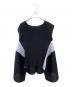 PLEATS PLEASE（プリーツプリーズ）の古着「SALT TOP」｜ブラック×アイスグレー