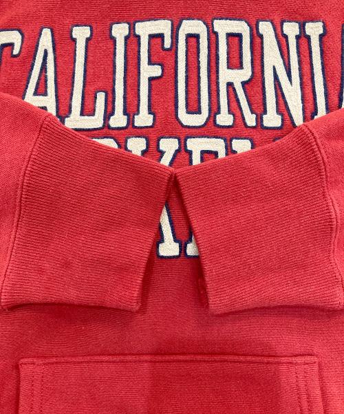 BEAMS（ビームス）BEAMS (ビームス) cheswick (チェスウィック) 別注刺繍パーカー レッド サイズ:Lの古着・服飾アイテム