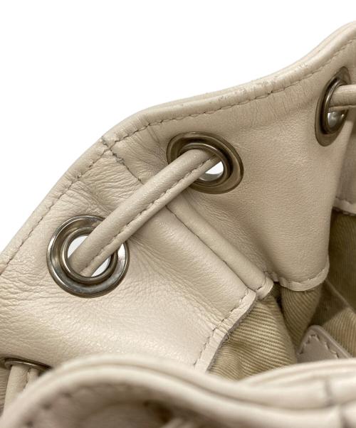 MARCO MASI（マルコマージ）MARCO MASI (マルコマージ) レザー巾着バッグ アイボリーの古着・服飾アイテム