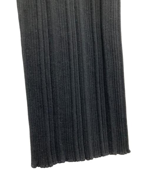 HYKE（ハイク）HYKE (ハイク) リブニットパンツ ブラック サイズ:1の古着・服飾アイテム
