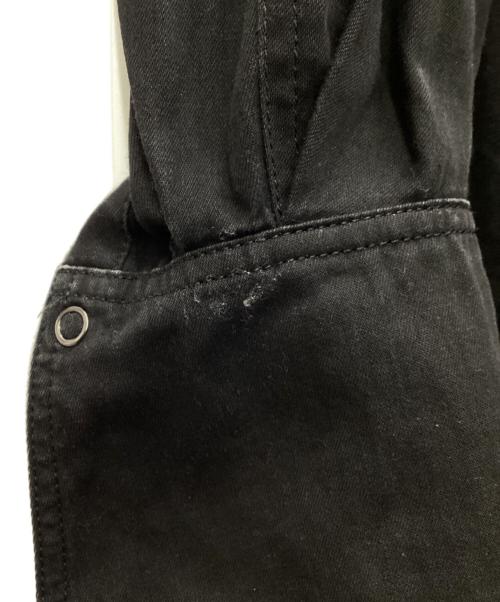 Mame Kurogouchi（マメクロゴウチ）Mame Kurogouchi (マメクロゴウチ) Flared Sleeve Denim Shirt ブラック サイズ:2の古着・服飾アイテム