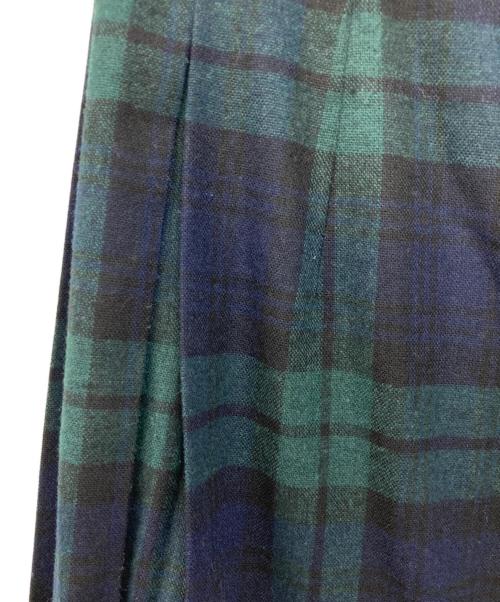 O'NEIL OF DUBLIN（オニールオブダブリン）O'NEIL OF DUBLIN (オニールオブダブリン) 2カラーコンビキルトチェックスカート グリーン サイズ:SIZE US 6の古着・服飾アイテム