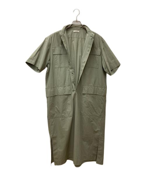 BLAMINK（ブラミンク）BLAMINK (ブラミンク) シャツワンピース　7926-230-0213 グリーン サイズ:Freeの古着・服飾アイテム