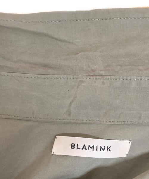 BLAMINK（ブラミンク）BLAMINK (ブラミンク) シャツワンピース　7926-230-0213 グリーン サイズ:Freeの古着・服飾アイテム