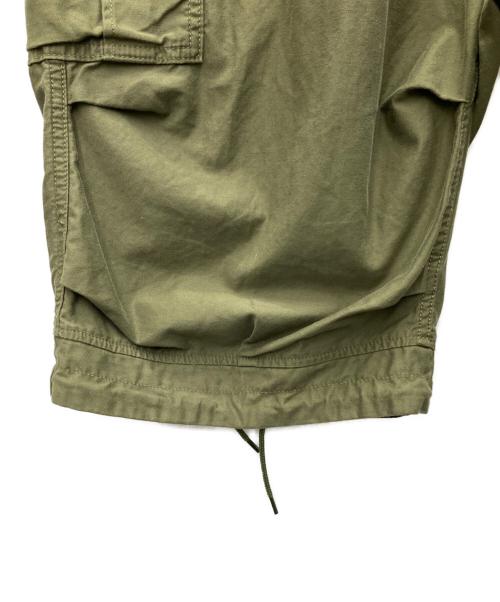 BEAMS（ビームス）BEAMS (ビームス) 7分丈 ワイド 6ポケット カーゴパンツ グリーン サイズ:Lの古着・服飾アイテム