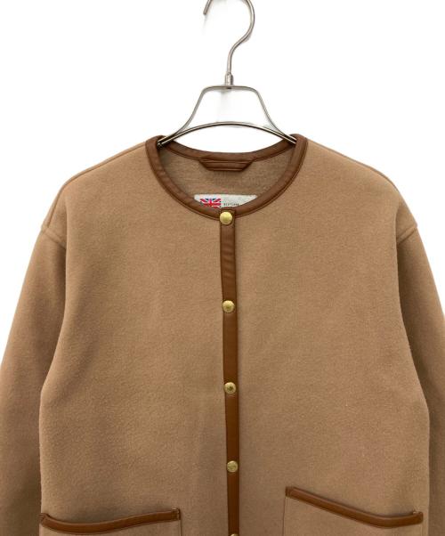 Traditional Weatherwear（トラディショナルウェザーウェア）Traditional Weatherwear (トラディショナルウェザーウェア) ARKLEY LONG A-LINE W-FACE JERSEY ブラウン サイズ:SIZE 32の古着・服飾アイテム