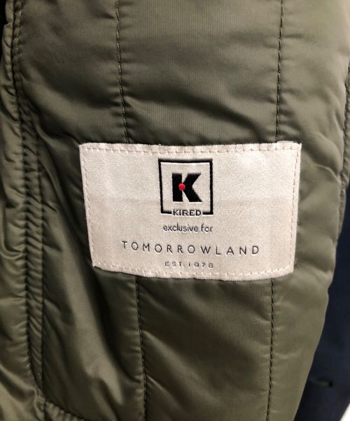 KIRED（キーレッド）KIRED (キーレッド) TOMORROW LAND (トゥモローランド) ライナー付フーデッドコート ネイビー サイズ:SIZE 50の古着・服飾アイテム