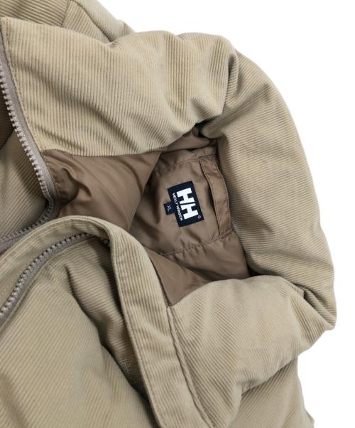 HELLY HANSEN（ヘリーハンセン）HELLY HANSEN (ヘリーハンセン) コーデュロイフィリーダウンジャケット アイボリー サイズ:SIZE XLの古着・服飾アイテム