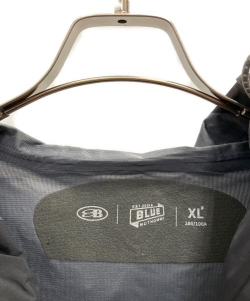 nothomme blue（ノットオムブルー）nothomme blue (ノットオムブルー) マウンテンパーカー ブラック サイズ:XLの古着・服飾アイテム