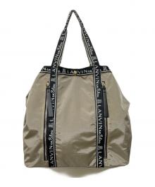 LANVIN en Bleu（ランバンオンブルー）の古着「トートバッグ」｜オリーブ